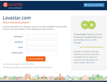 Tablet Screenshot of lavastar.com